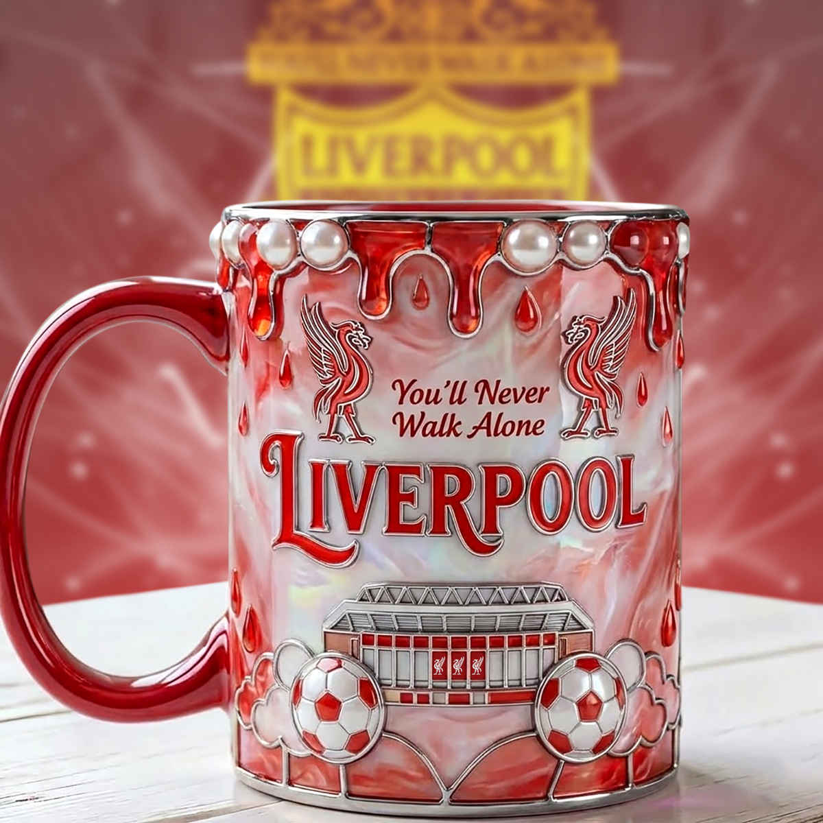 LVP FC Accent Mug , Cream Mug Gifts , Holiday Gifts