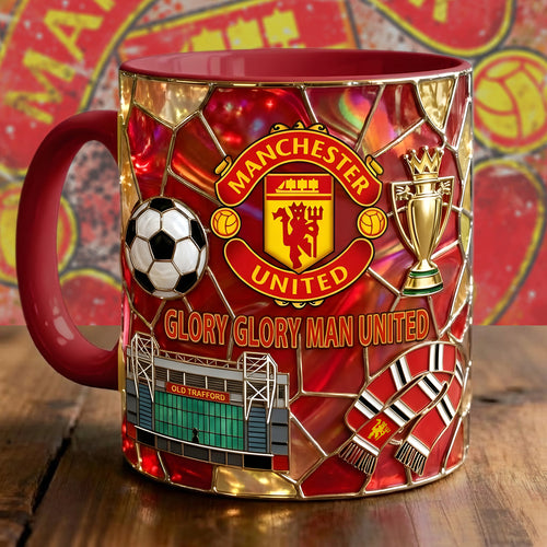 Personalized MU FC Glory Accent Mug , Cream Mug Gifts , Holiday Gifts