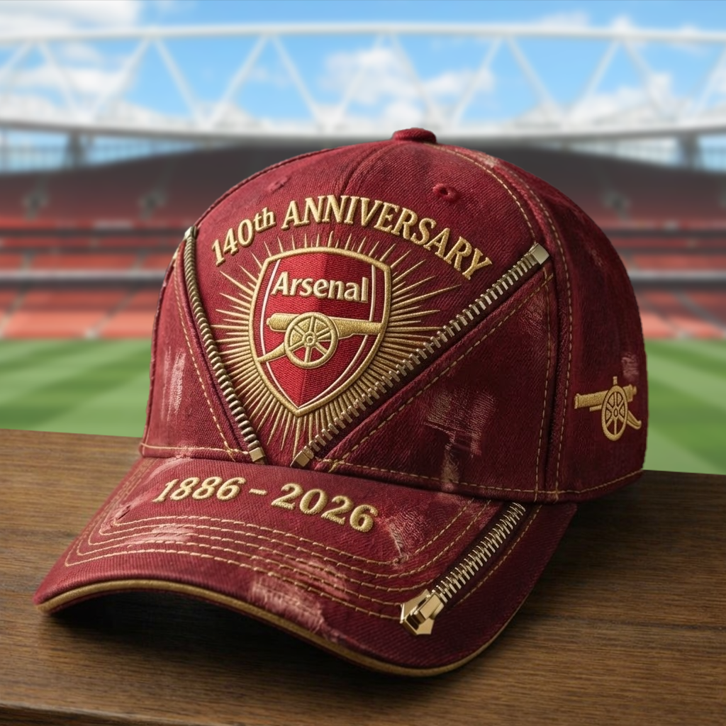 Arsenal FC 140 Years Anniversary Classic Cap