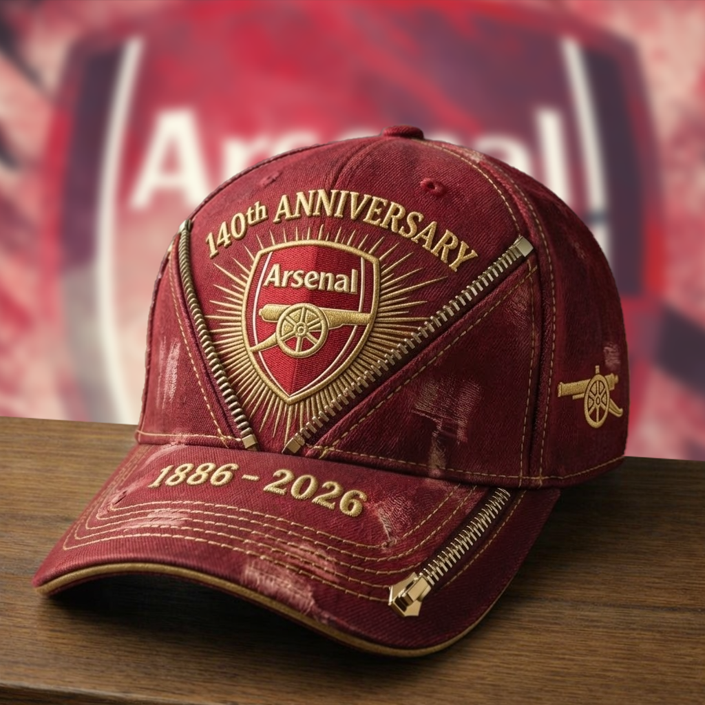 Arsenal FC 140 Years Anniversary Classic Cap