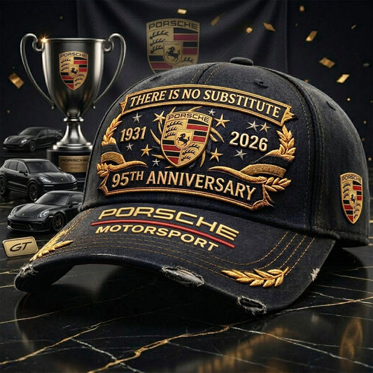 Pors Motorsport 95th Anniversary Denim Classic Cap (1931-2026)