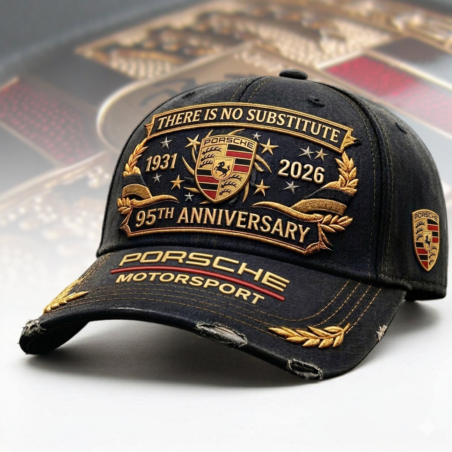 Pors Motorsport 95th Anniversary Denim Classic Cap (1931-2026)