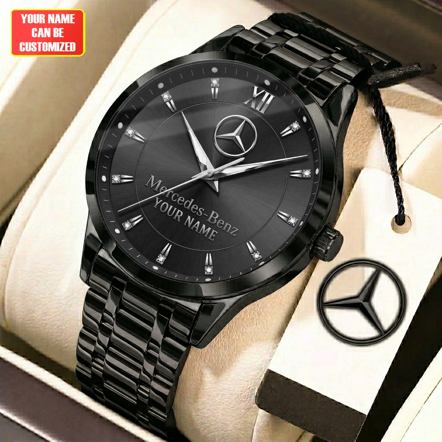 Personalized Merc Elegant Fashion Design Stainless Steel Watch