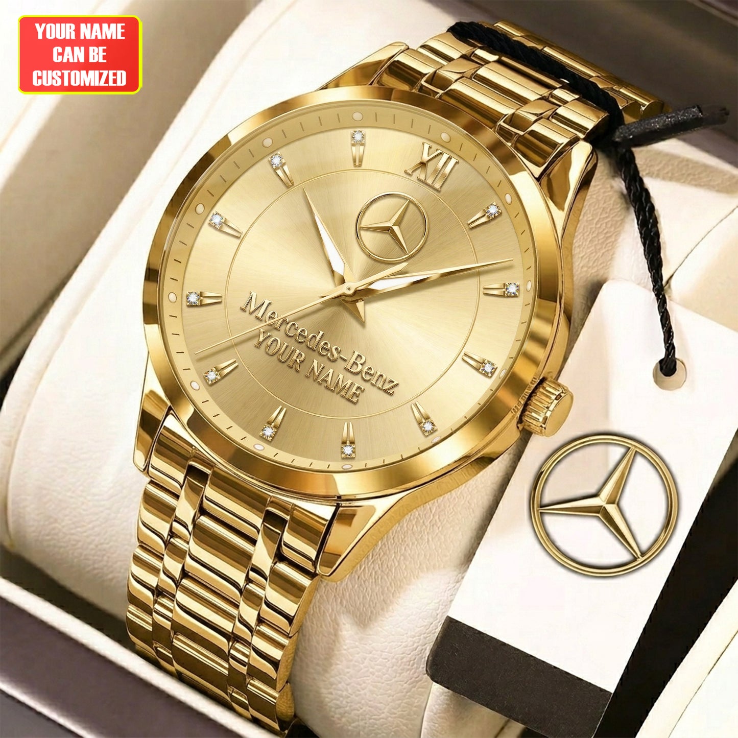 Personalized Merc Elegant Fashion Design Stainless Steel Watch