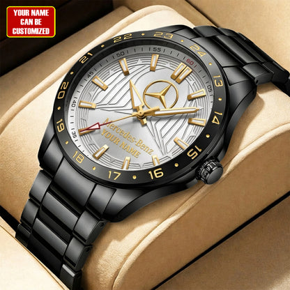 Personalized Merc Automotive Alloy Quartz Watch