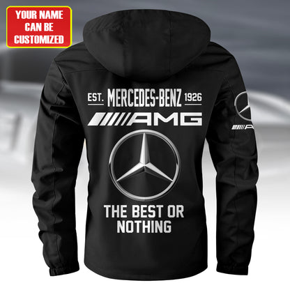 Personalized Merc AMG Est 1926 Windbreaker Hooded Jacket