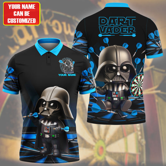 Personalized Name Dart Vader Q2 Teal Version All Over Printed Unisex Shirt Q040705
