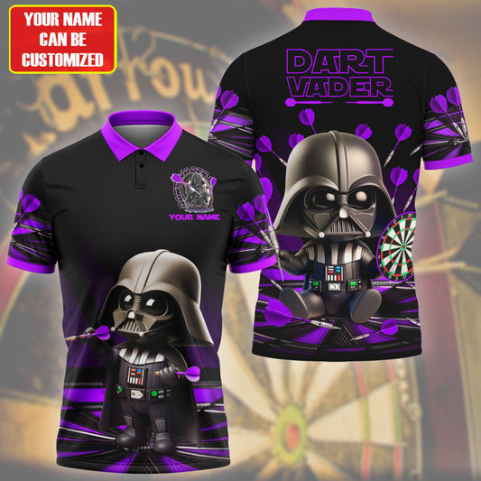 Personalized Name Dart Vader Q2 Purple Version All Over Printed Unisex Shirt Q040705