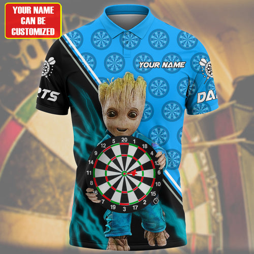 Personalized Name Teal Gr Darts All Over Printed Unisex Shirt Q040804