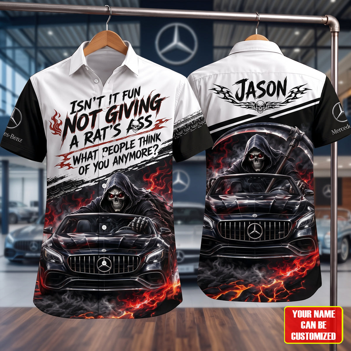Rough Badass Merc Hawaiian Shirt - Personalized Gifts For Lover