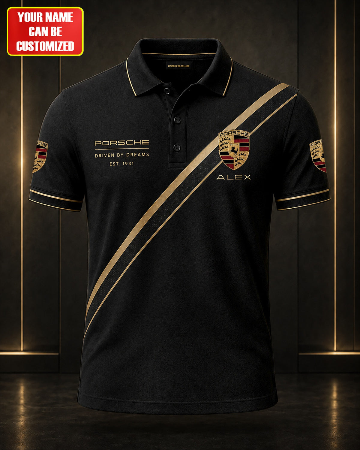 Personalized Pors EST 1931 Luxury Premium Polo Shirt