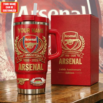 Personalied Arsenal 140th Anniversary Insulated Tumbler