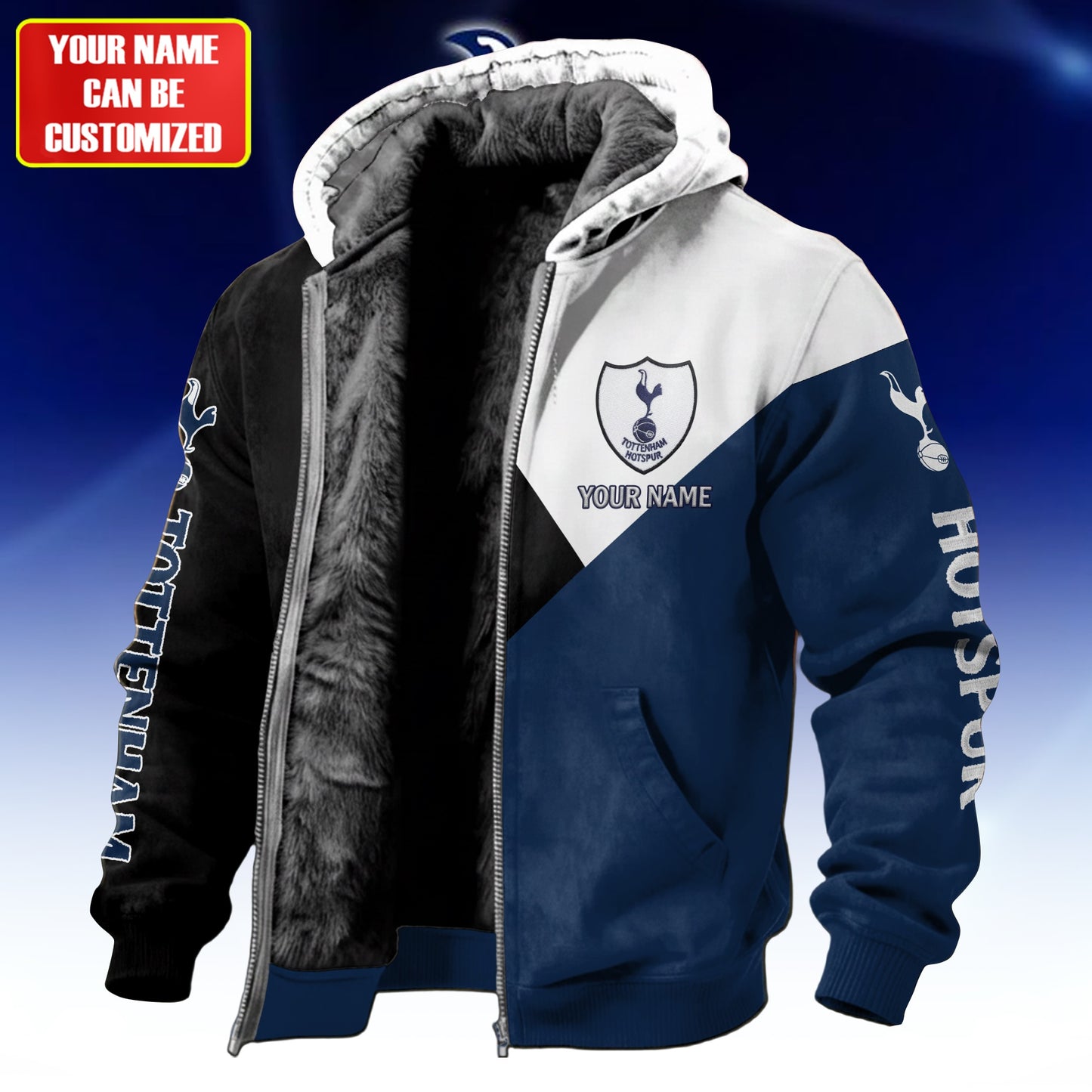 Personalized Tottenham Fleece inside Jacket