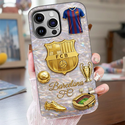 Barca FC Obscure- Personalized Barca Full Print Phone Case