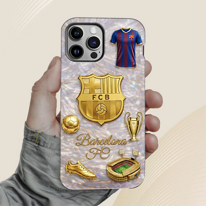 Barca FC Obscure- Personalized Barca Full Print Phone Case