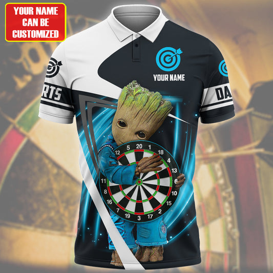 Personalized Name Gr Darts Q4 Teal Version All Over Printed Unisex Shirt Q050301