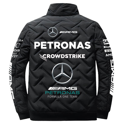 Personalized Merc AMG Petronas Team Puffer Jacket