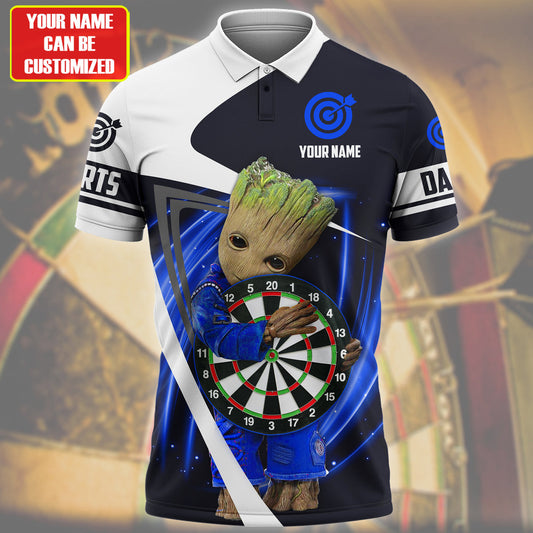 Personalized Name Gr Darts Q4 Blue Version All Over Printed Unisex Shirt Q050301