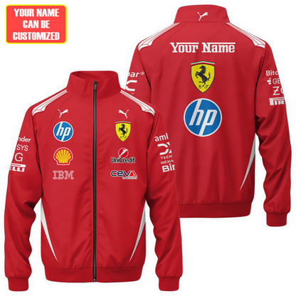 Personalized SF Team 2026 Zipper Stand Collar Jacket 3D