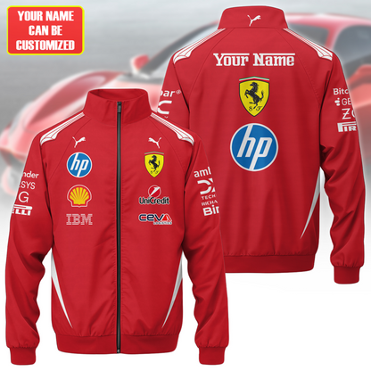 Personalized SF Team 2026 Zipper Stand Collar Jacket 3D