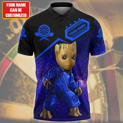 Personalized Name Gr Darts Galaxy Blue Version All Over Printed Unisex Shirt Q050304