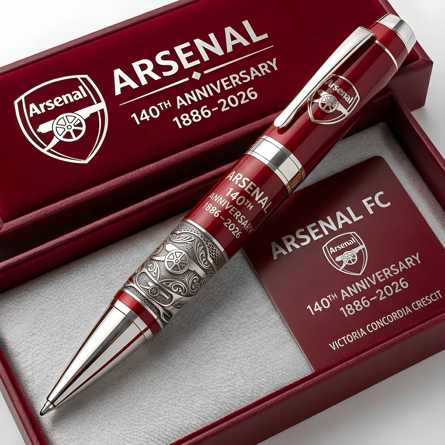 Arsenal FC 140th Anniversary Edition Ballpoint Pen V5 (1886- 2026)