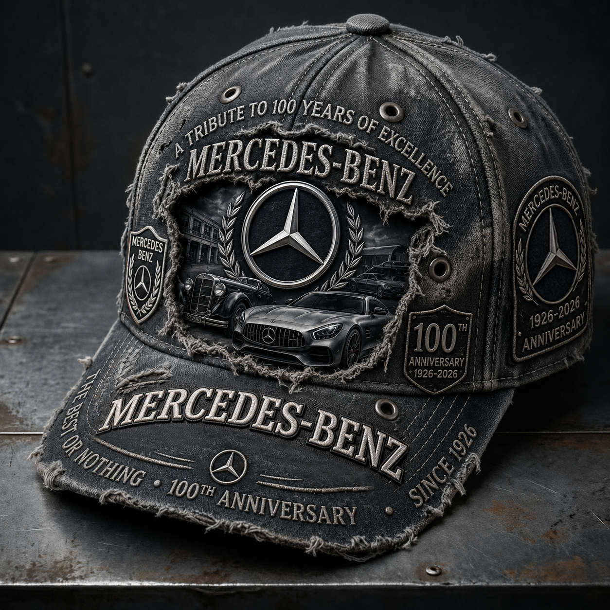Merc Vintage 100th Anniversary Denim Classic Cap (1926-2026)