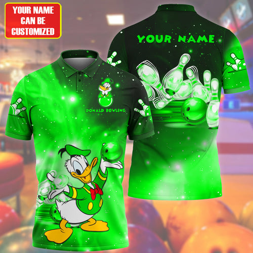 Personalized Name Green Dn Bowling All Over Printed Unisex Shirt Q050701