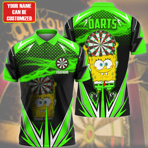 Personalized Name SS Darts Green Version All Over Printed Unisex Shirt Q060201