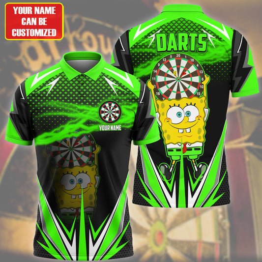 Personalized Name SS Darts Green Version All Over Printed Unisex Shirt Q060201