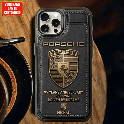 Pors 95th Anniversary Edition - Personalized Pors Leather Phone Case ( 1931 - 2026 )