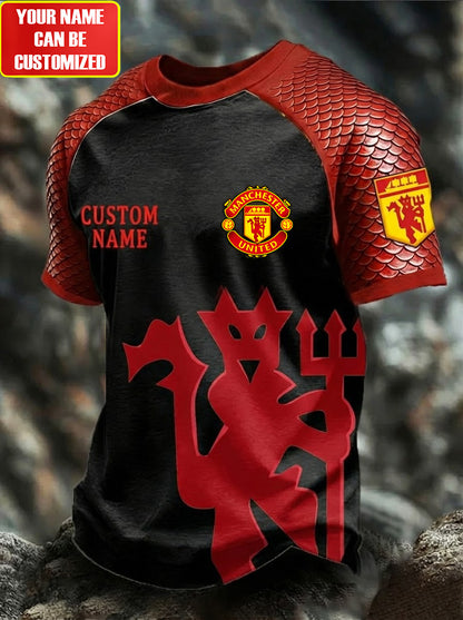Personalized MU Red Devils T-Shirt , Zipper Polo, Hoodie , Short , Polo , hawaii
