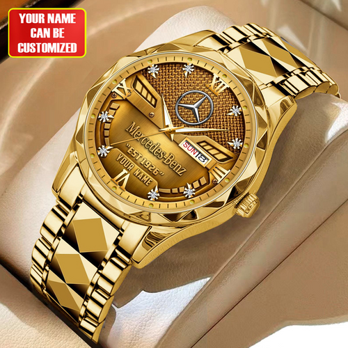 Personalized Merc Est 1926 Elegant Alloy Charley Watch