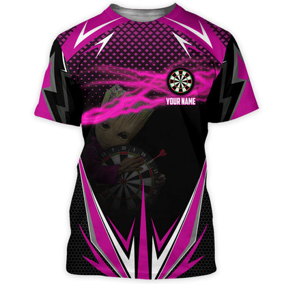 Personalized Name Gr Darts Pink Version All Over Printed Unisex Shirt Q060502