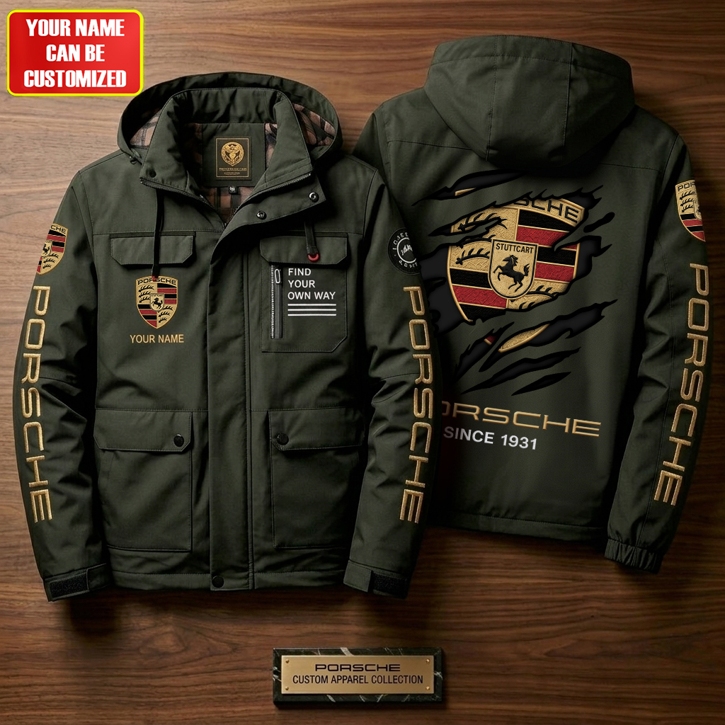 Personalized Pors Since 1931 Vintage Windbreaker Hooded Jacket