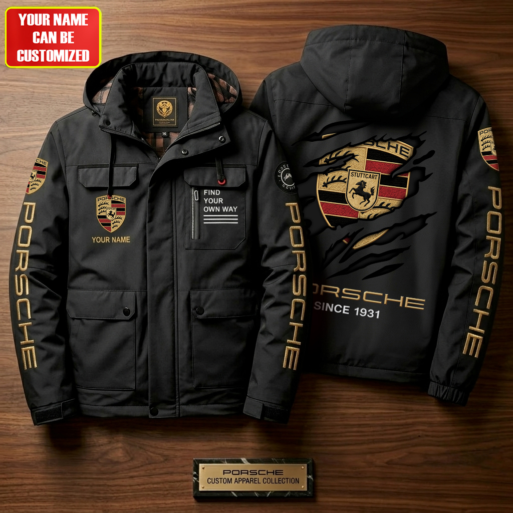 Personalized Pors Since 1931 Vintage Windbreaker Hooded Jacket