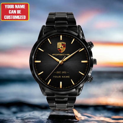 Personalized Pors EST 1931 Edition Stainless Steel Watch