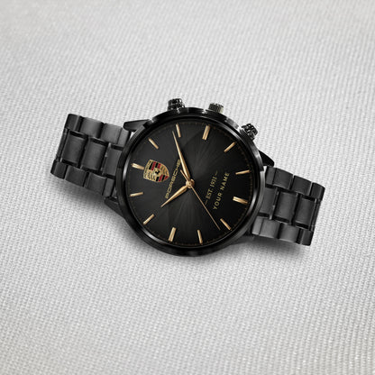 Personalized Pors EST 1931 Edition Stainless Steel Watch