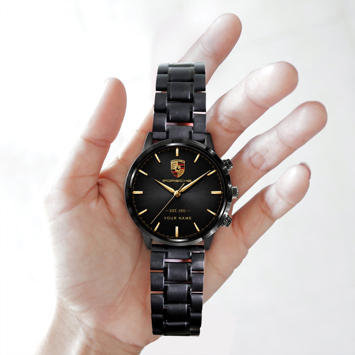 Personalized Pors EST 1931 Edition Stainless Steel Watch
