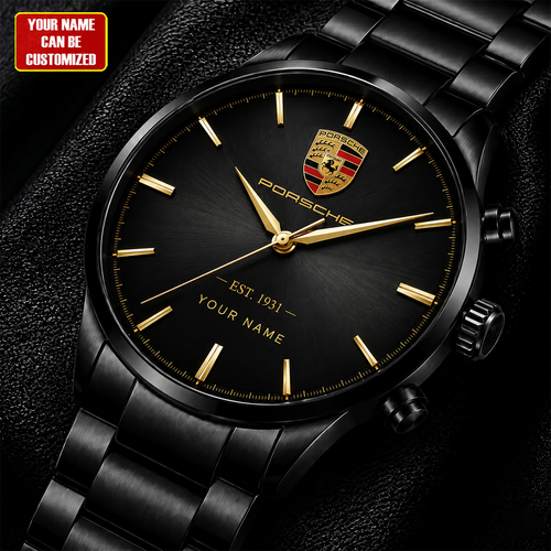 Personalized Pors EST 1931 Edition Stainless Steel Watch