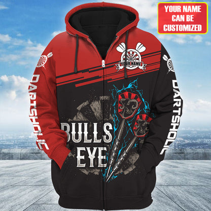 Personalized Name Darts Bull Eye All Over Printed Unisex Shirt Q061006
