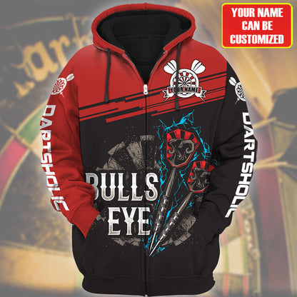 Personalized Name Darts Bull Eye All Over Printed Unisex Shirt Q061006