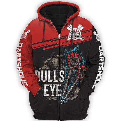 Personalized Name Darts Bull Eye All Over Printed Unisex Shirt Q061006