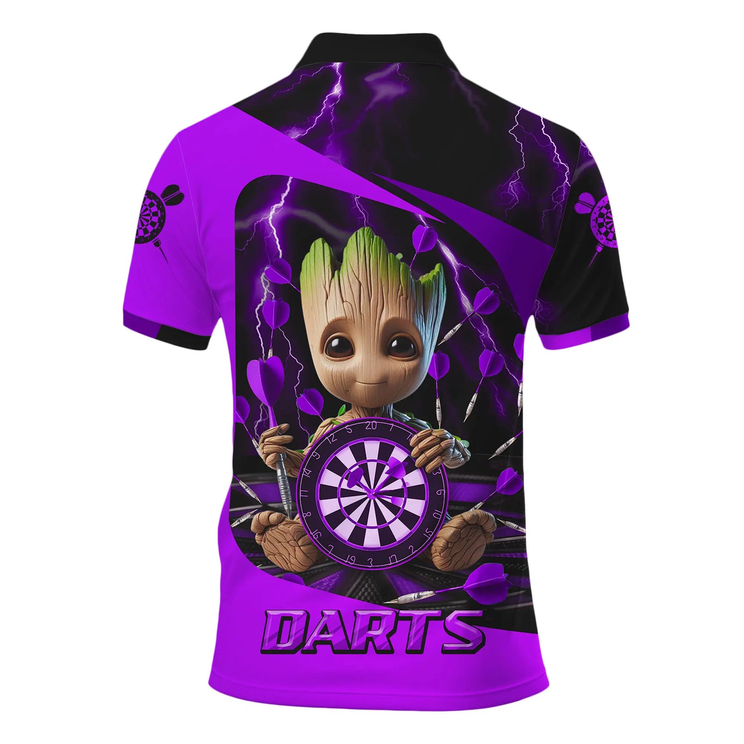 Personalized Name Gr Darts Thunder Purple Version All Over Printed Unisex Shirt Q061210