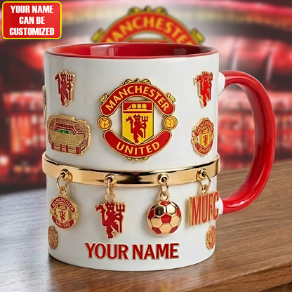 Personalized MU FC Accent Mug , Cream Mug Gifts , Holiday Gifts