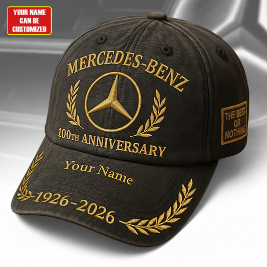 Personalized Merc 100th Anniversary Luxury Classic Cap