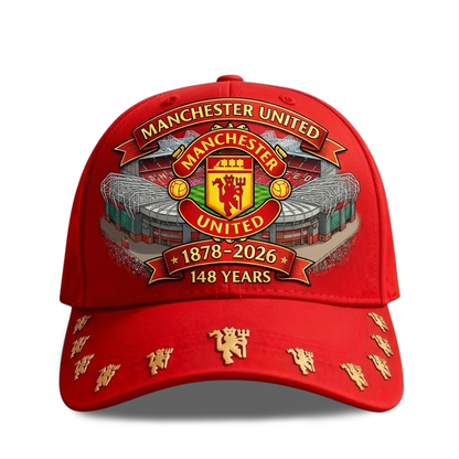 MU FC Stadium Red Classic Cap