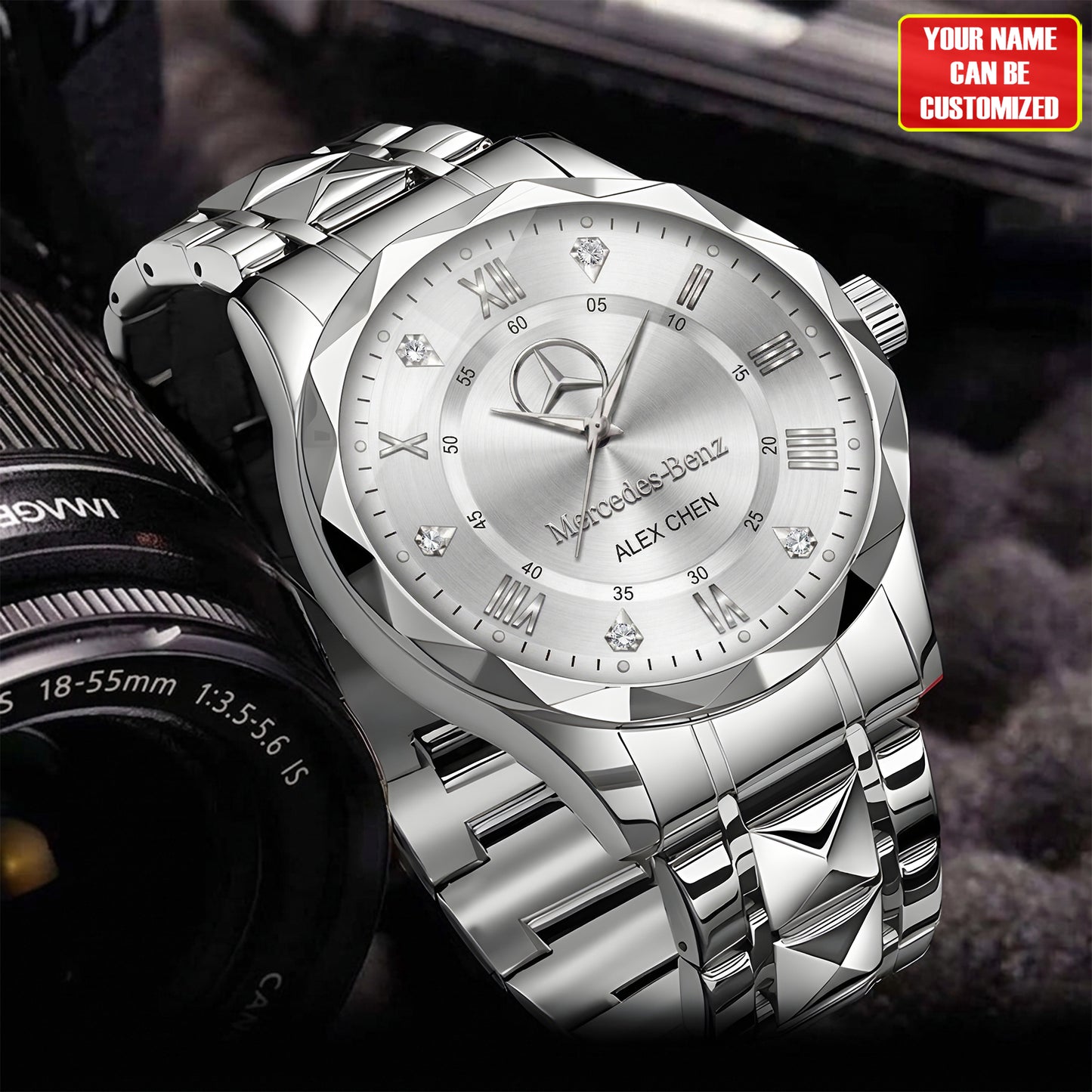 Personalized Merc Gentlemen Luxury Alloy Charley Watch