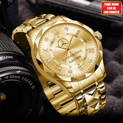 Personalized Merc Gentlemen Luxury Alloy Charley Watch