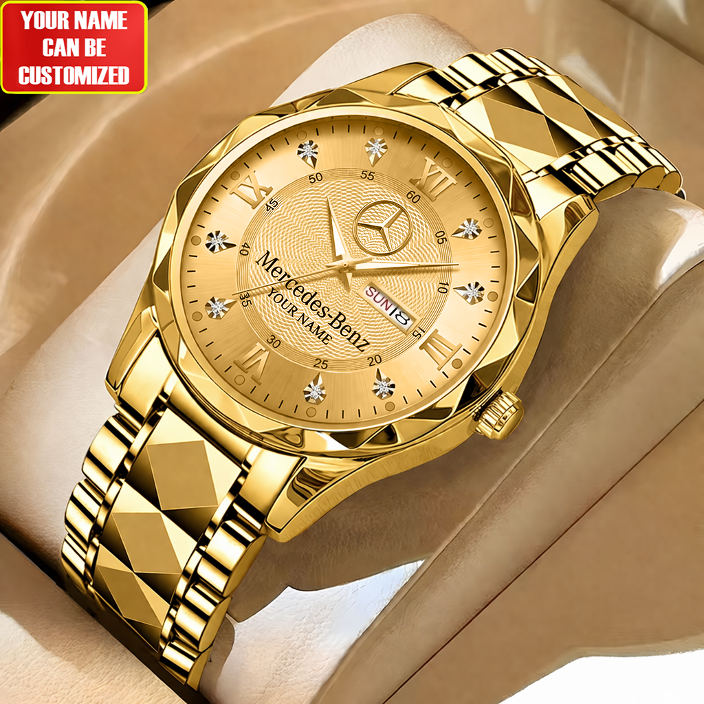 Personalized Merc Exquisite Luxury Alloy Charley Watch